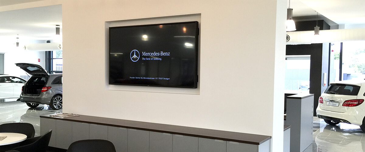 Mercedes-Benz mobile LED billboard