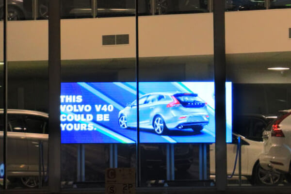 LED display for Volvo